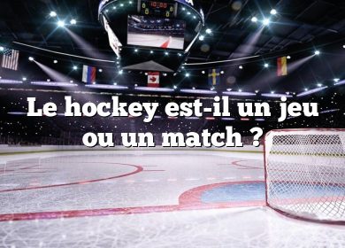 Le hockey est-il un jeu ou un match ?
